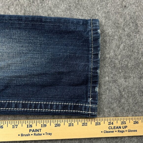 Miss Me Capri Jeans Women's Size 27 Low Rise Jeweled Medium Wash Denim - Picture 12 of 14